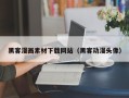 丰城黑客漫画素材下载网站（黑客动漫头像）